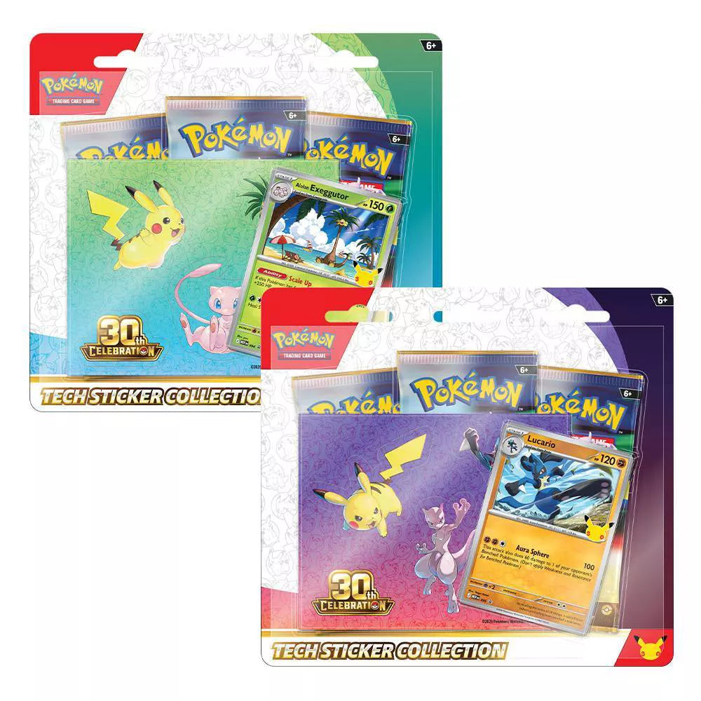 Pokémon: 30th Celebration Tech Sticker Collection