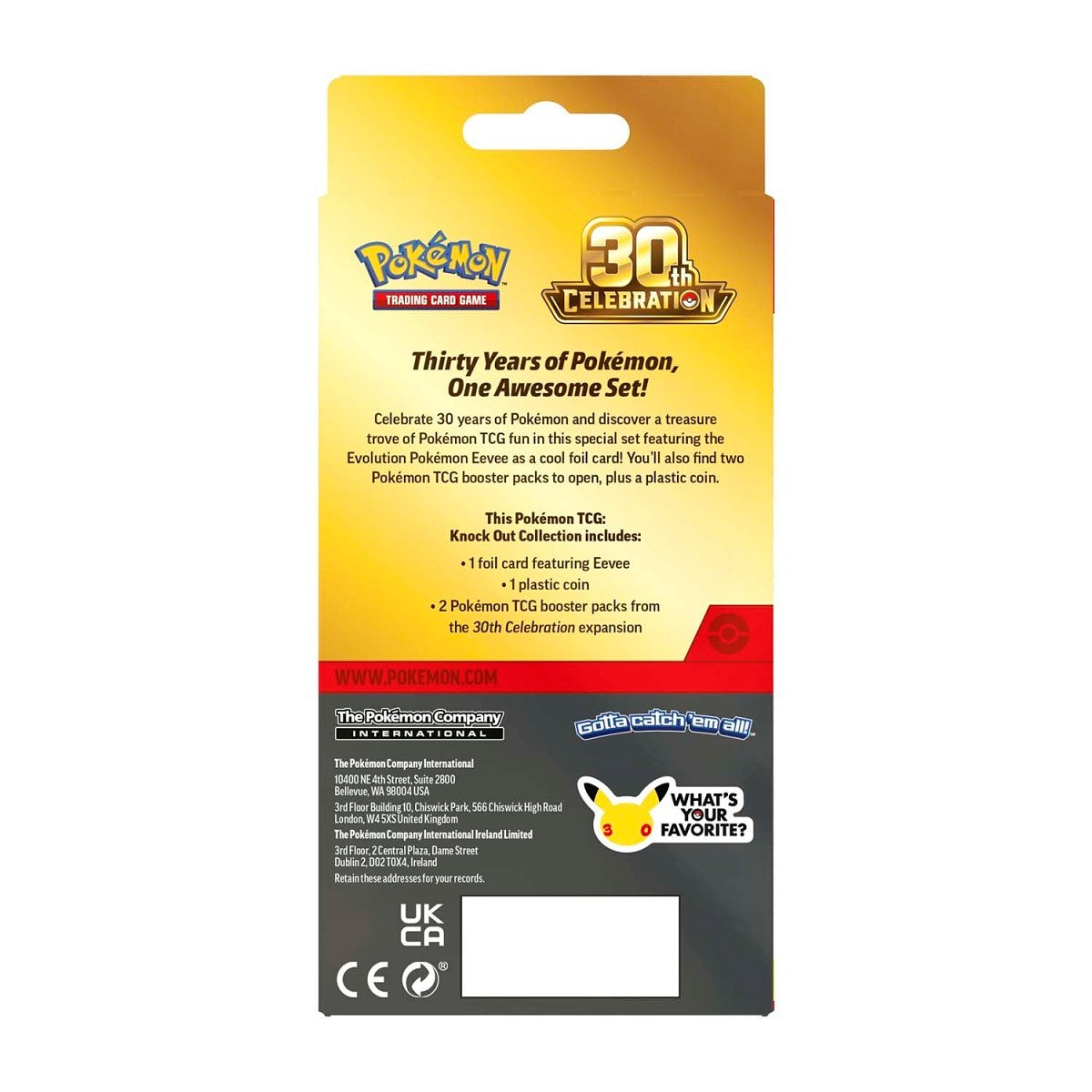 Pokémon: 30th Celebration Knock Out Collection
